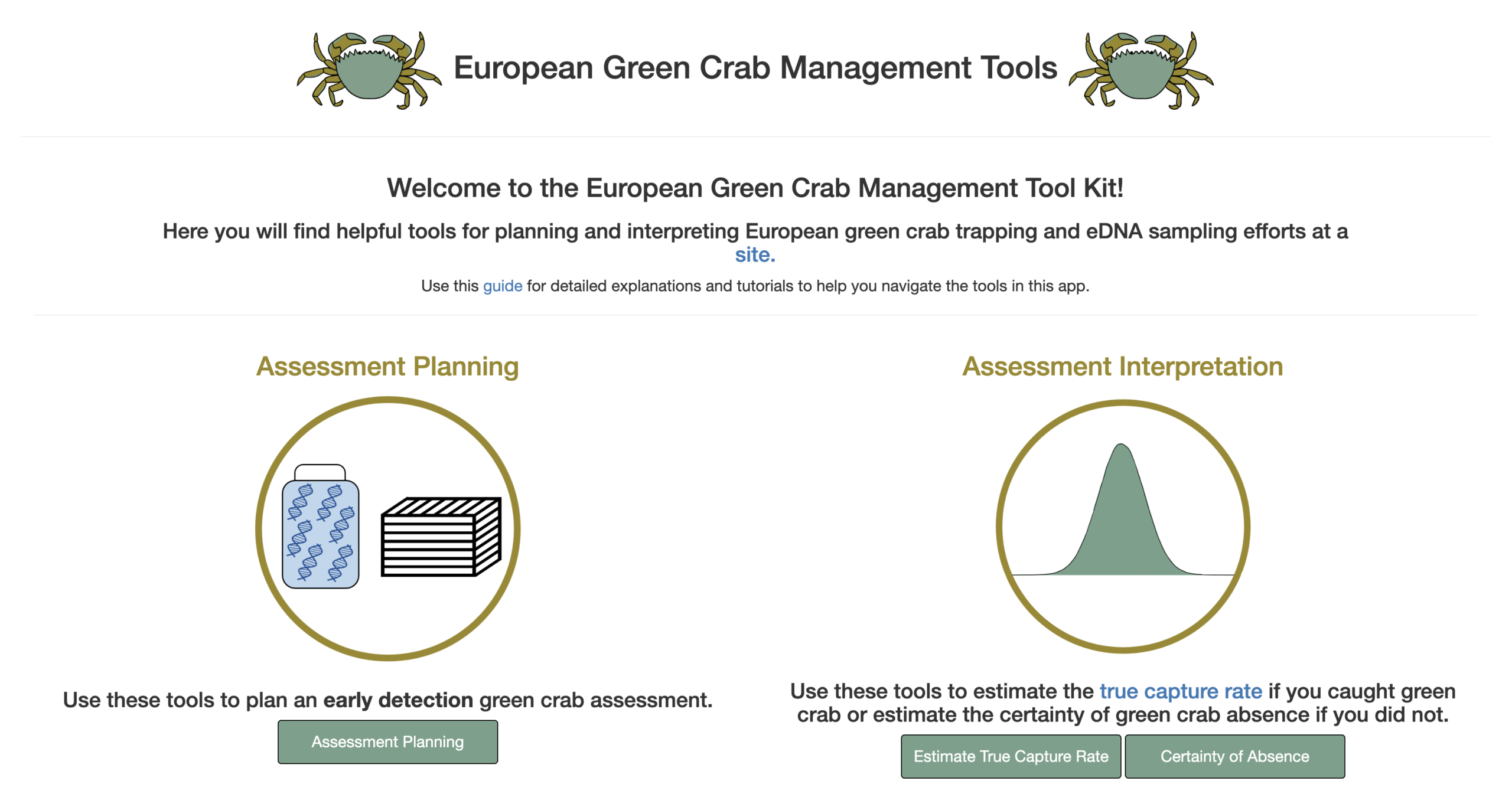 European Green Crab Management Tools European Green Crab Management Tools screengrab