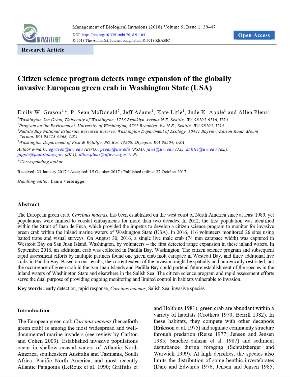 Academic articles cover