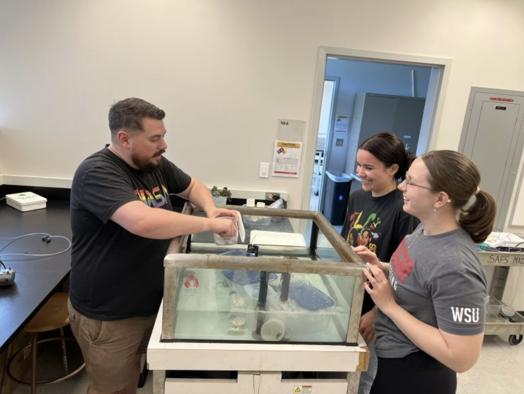 ZachBengtsson_Teaching Teaching students about HEOR as a TA for UW’s Applied Marine Animal Physiology course. </p>
<p>